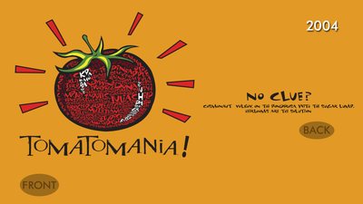 Tomatomania! T-shirt 2004